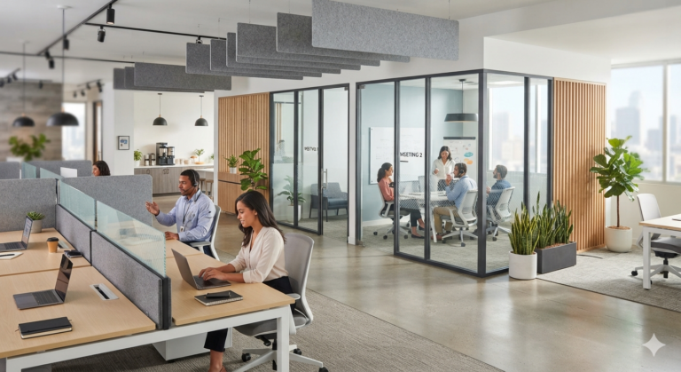 sekat ruangan kantor minimalis
